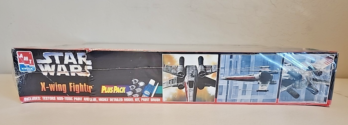 特撮 amt X-WING Fighter Plus Pack Vintage AMT 1997 Star Wars X Wing Fighter Model Kit 8433