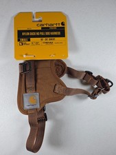 Carhartt Nylon Duck No Pull Dog Harness Brown Small