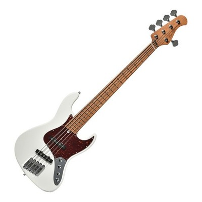Bacchus WJB5-1MS-DX-AC RSM/M WH 5-String Multi-Scale Active Jazz Bass Neu