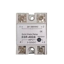 SSR-40DA Solid State Relay Single Phase Relay 40A Input 3-32VDC Output 24-380VAC