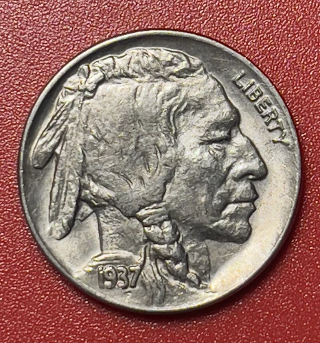 1937 D Buffalo Nickel, Choice to Gem Uncirculated.