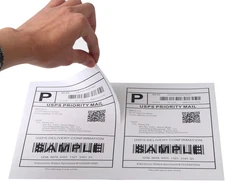 1000 Mailing Shipping Labels 8.5"x5.5" Round Corner Half Sheet Self Adhesive US