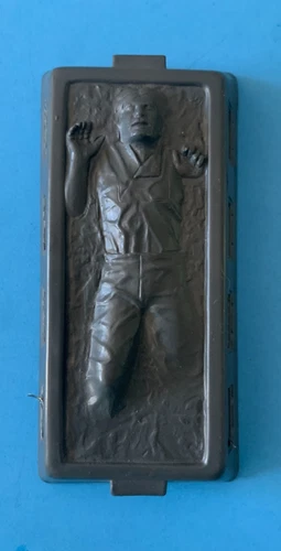 STAR WARS 1997 POTF-2 KENNER SLAVE-1 HAN SOLO CARBONITE WITH ALL STICKERS