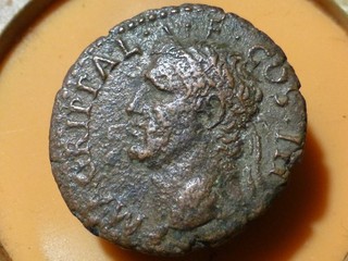 MONNAIE ROMAINE ANTIQUE (11) AS d'AGRIPPA RARE & QUALITE TB ! 10 79gr !