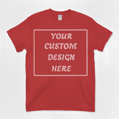 Personalized Custom T-Shirt Customized w/Photo, Text, Logo DTF on Gildan Shirt