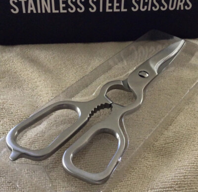 Scissors quality professional chef stainless steel hevy duty solid      