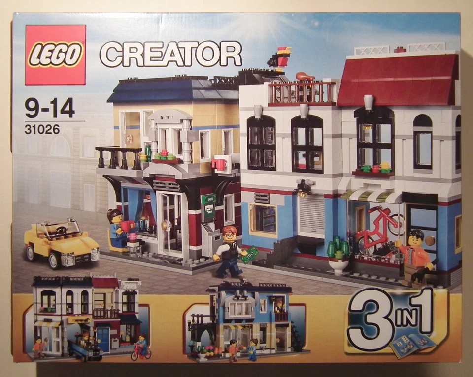 LEGO Creator 31026 Bike Shop & Cafe 3-in-1 With Box  Instructions & Minifigures, photo 1 of 5