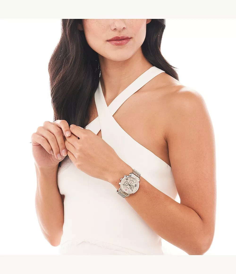 Michele women's sport sail bracelet watch 38mm sale