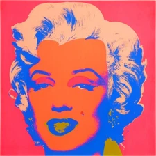 ANDY WARHOL Pop Art Poster or Rolled Canvas Print "Marilyn" Marilyn Monroe #22