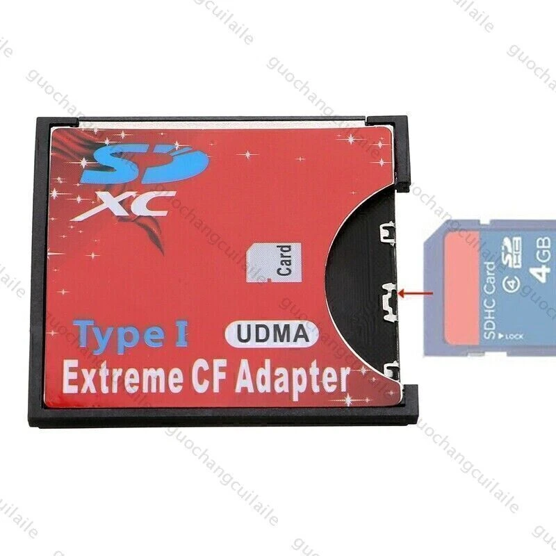 Adaptador SD a CF - Para tarjetas SDHC/SDXC a Compact Flash (DE) SD SDHC SDXC - Imagen 2 de 4