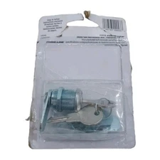 Prime-Line Chrome Gray Steel Cabinet/Drawer Lock
