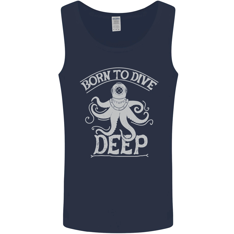 Born to Dive Deep Scuba Diving Diver Mens Vest Tank Top eBay