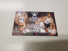 JS15 Yale University 2001 Men's & Women's Track & Field Pocket Schedule Card