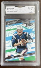 2019 Panini Prestige Tom Brady Banner Season GMA 10 Patriots Buccaneers