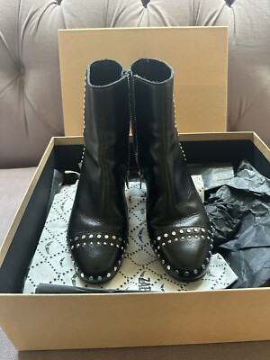 Zadig And Voltaire Lena clou Studs Ankle Boots UK