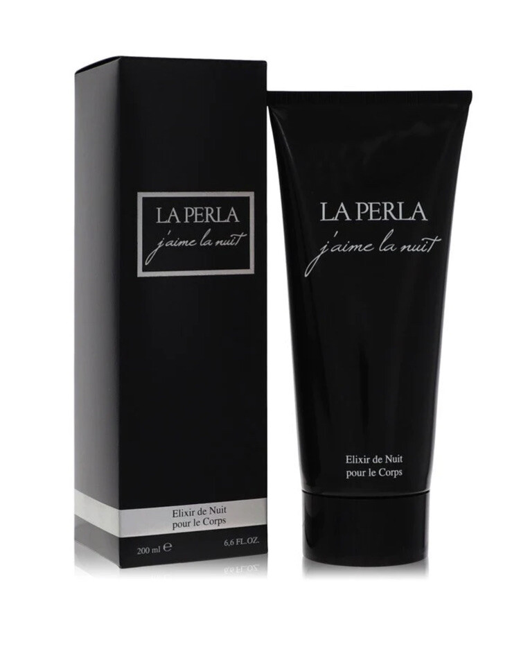 J'AIME LA NUIT -LA PERLA Elixir de Nuit Body Lotion Cream 200ml New