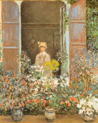 Camille at window-Argenteuil 1873 > Monet, Claude