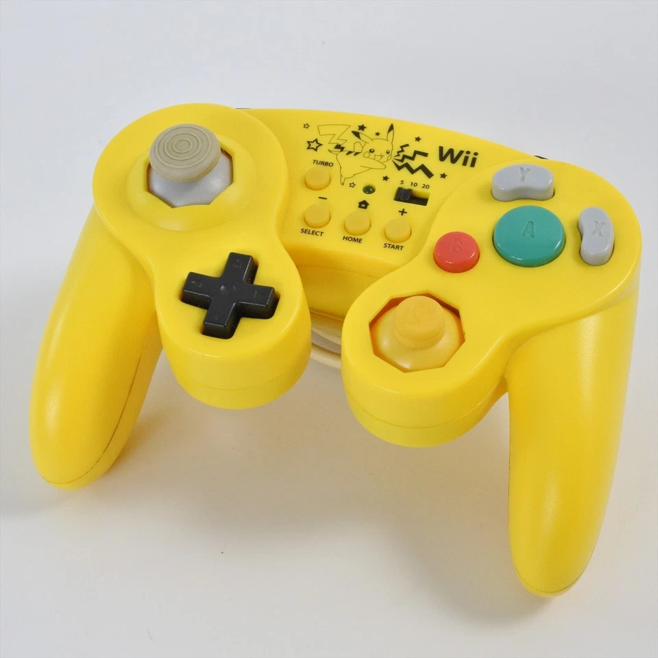 Hori Classic Controller Pokemon Pikachu WIU-079 For Nintendo Wii U, Wii 1171 - Image 2 of 4