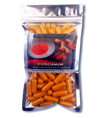 Kurkuma Extrakt Vegan Kapsel, 400mg Curcumin (liefert 95% Curcuminoide)