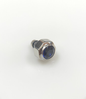 Genuine Cartier Santos 100XL 2656 2878 Blue Sapphire 6.8mm