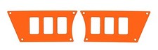 Polaris RZR XP 900 2015 Aluminum Orange Dash Plate Custom New USA MADE