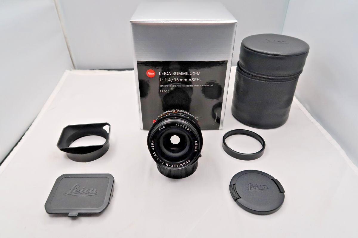 Top Box Leica Summilux M 35mm f/1.4 ASPH. Black 6bit #11663 From
