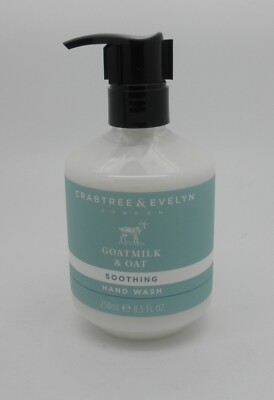 CRABTREE & EVELYN Goatmilk & Oat Soothing Hand Wash 8.5 oz