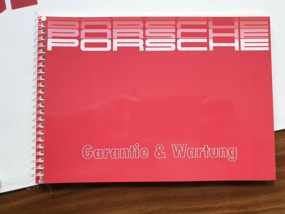 Bordmappe Serviceheft Betriebsanleitung Porsche 911Carrera 3,2 & 930 turbo G Mod - Bild 3 von 4