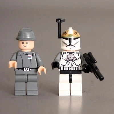 Lego Star Wars Minigur Imperial Officer (sw 0154) & Clone Gunner (sw 0221) #3292 - Bild 1 von 4