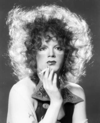 Jackie Curtis filming a scene for Women in Revolt 1970 Dance Art Old Photo 12