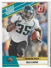 DEJI KARIM 2010 DONRUSS RATED ROOKIE RC JACKSONVILLE JAGUARS $1.99 ROOM