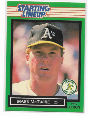 Mark McGwire 1989 Starting Lineup Card Kenner | eBay