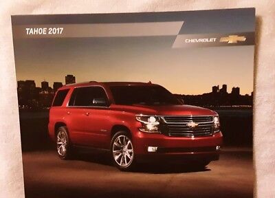 2017 Chevrolet Tahoe 28-page Original Car Sales Brochure Catalog 