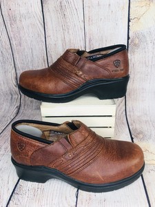 ariat steel toe clogs