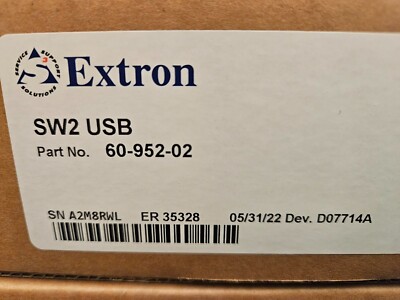 EXTRON 2 Output - USB Switcher/ RS232 controllable #60-952-02