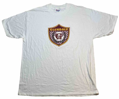 Glendale College Vintage Football Tennis NEW T-Shirt Single Stitch Los Angeles