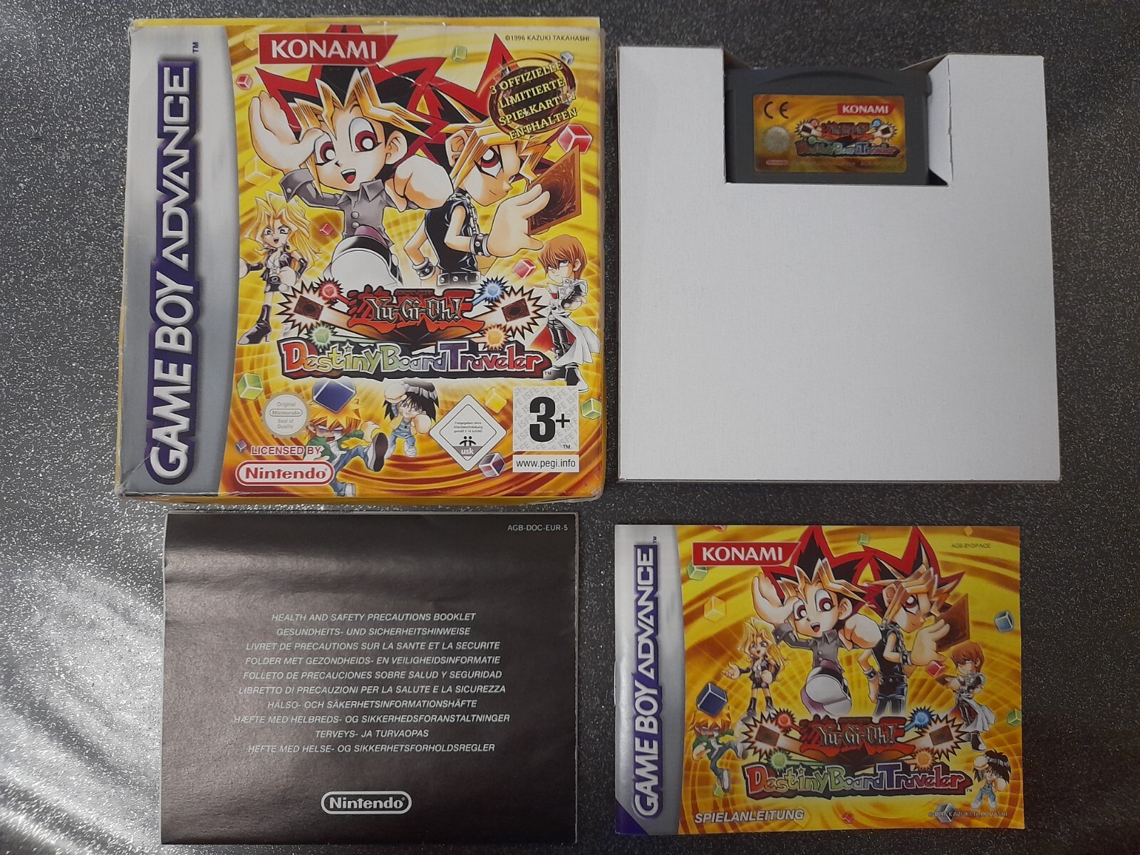 yu gi oh ! destiny board traveler nintendo game boy advance GBA complete CIB NOE