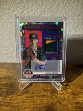 2023 Stars & Stripes Charlie Pierson Cracked Ice Patch Auto # /23 U-18 Australia