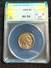 1924 BUFFALO NICKEL ANACS AU 55