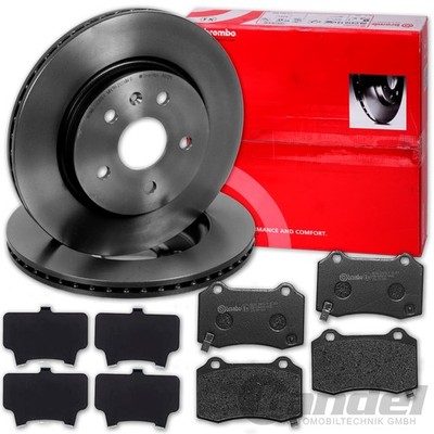 brembo BREMSSCHEIBEN + BELÄGE HINTEN passend für TESLA MODEL S 5YJS MODEL X 5YJX
