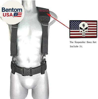 MELOTOUGH Tactical Suspenders - Padded H-Harness For Duty Belts & Tool Belts