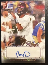 2021 Pro Set Jayden Daniels #CK-JD1 Power Campus Kings Autograph