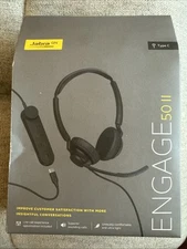 Jabra Engage 50 II - USB-A UC Stereo Wired Headset *BRAND NEW*