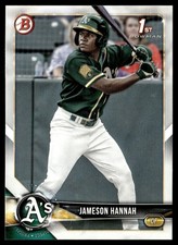 2018 Bowman Draft Jameson Hannah Oakland Athletics #BD-160