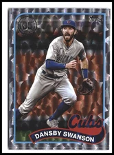 2024 Topps #89B2-17 Dansby Swanson 1989 35th Anniversary Foil (Series Two)