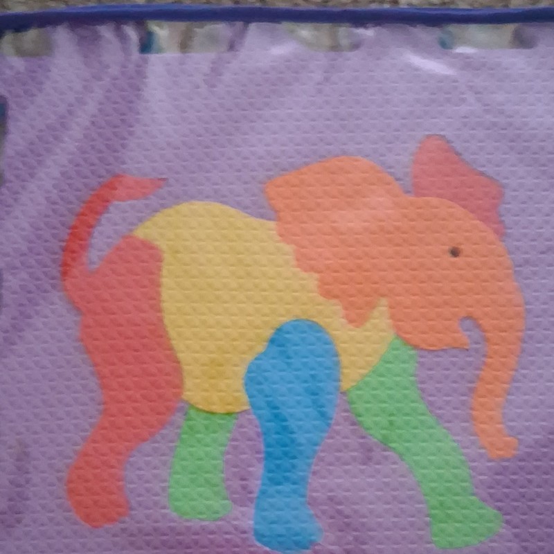 Dazzle Toys Foam Animal Puzzle Set Multicolor Elephant and Horse