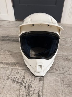 Vintage Shoei VF-X MX Helmet Troy Lee Visor XXL 7 1/4-8 White | eBay
