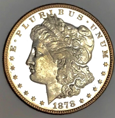 1878 REV OF 78 MORGAN DOLLAR! ULTRA PROOF LIKE! PL+DEEP LIQUID MIRRORS NR #64475