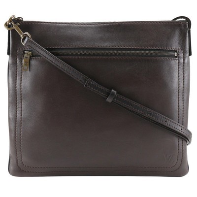 Louis Vuitton Sack Pla M92073 Shoulder Bag Calfskin Brown 2004 Men's #NB1884