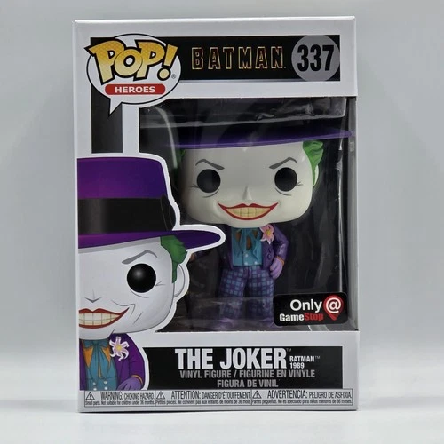 Funko POP! Heroes Batman The Joker (Batman 1989) #337 GameStop Exclusive